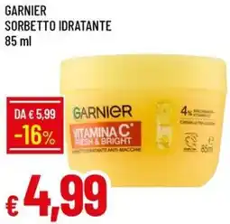 Galassia Garnier sorbetto idratante offerta