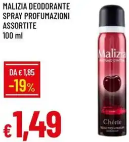 Galassia Malizia deodorante spray profumazioni offerta