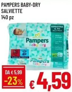 Galassia Pampers baby-dry salviette offerta
