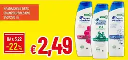 Galassia Head&shoulders shampoo/balsamo offerta