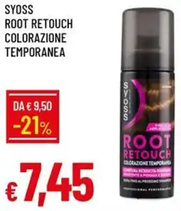 Galassia Syoss root retouch colorazione temporanea offerta