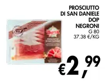 èccoMI Prosciutto di san daniele dop Negroni offerta