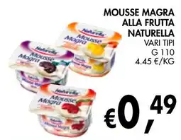 èccoMI Mousse magra alla frutta Naturella offerta
