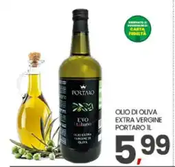 Eurospar OLIO DI OLIVA EXTRA VERGINE PORTARO 1L offerta