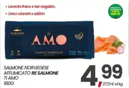 Eurospar SALMONE NORVEGESE AFFUMICATO RE SALMONE TI AMO offerta