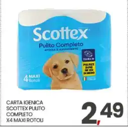 Eurospar CARTA IGENICA SCOTTEX PULITO COMPLETO offerta