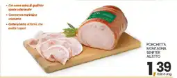 Eurospar PORCHETTA MONTAGNA SENFTER ALLETTO offerta