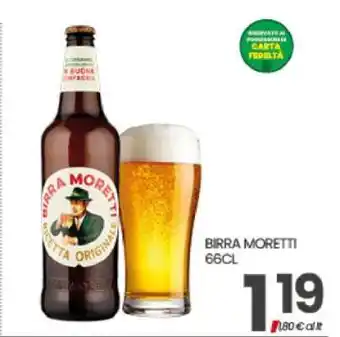 Eurospar BIRRA MORETTI offerta