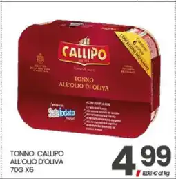 Eurospar TONNO CALLIPO ALL'OLIO D'OLIVA offerta