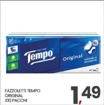 Eurospar FAZZOLETTI TEMPO offerta