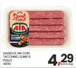 Eurospar SALSICCE AIA CON TACCHINO, SUINO E POLLO offerta