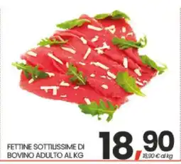 Eurospar FETTINE SOTTILISSIME DI BOVINO ADULTO AL KG offerta