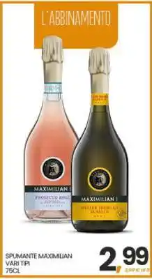 Eurospar SPUMANTE MAXIMILIAN VARI TIPI offerta