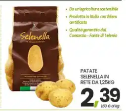 Eurospar PATATE SELENELLA IN RETE DA 1,25KG offerta