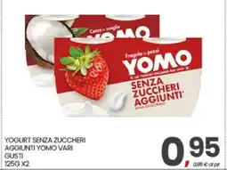 Eurospar YOGURT SENZA ZUCCHERI AGGIUNTI YOMO VARI GUSTI offerta