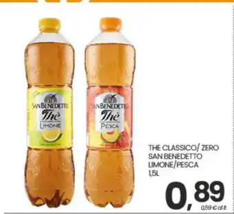 Eurospar THE CLASSICO/ ZERO SAN BENEDETTO LIMONE/PESCA offerta