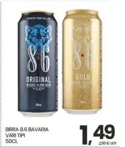 Eurospar BIRRA 8.6 BAVARIA offerta