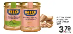 Eurospar Filetti di Tonno in Vetro Rio Mare offerta