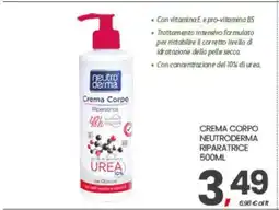 Eurospar CREMA CORPO NEUTRODERMA RIPARATRICE 500ML offerta