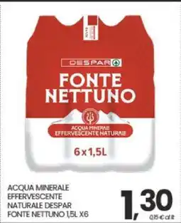 Eurospar ACQUA MINERALE EFFERVESCENTE NATURALE DESPAR offerta