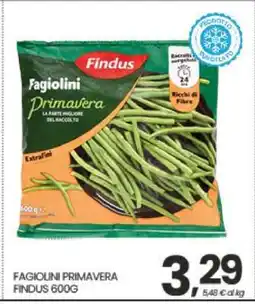 Eurospar FAGIOLINI PRIMAVERA FINDUS 600G offerta
