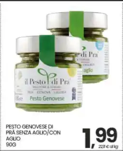 Eurospar PESTO GENOVESE DI PRÀ SENZA AGLIO/CON AGLIO offerta