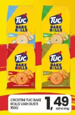 Eurospar CROSTINI TUC BAKE ROLLS VARI GUSTI offerta