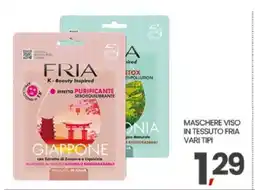 Eurospar MASCHERE VISO IN TESSUTO FRIA offerta