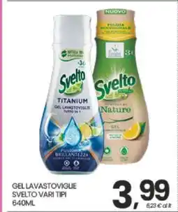 Eurospar GEL LAVASTOVIGLIE SVELTO VARI TIPI offerta