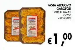 èccoMI Pasta all'uovo Garofoli offerta