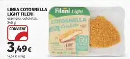 Coop LINEA COTOSNELLA LIGHT FILENI offerta