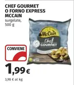 Coop CHEF GOURMET O FORNO EXPRESS MCCAIN offerta