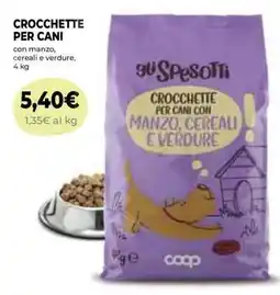 Coop CROCCHETTE PER CANI offerta
