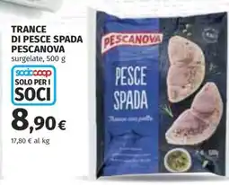Coop TRANCE DI PESCE SPADA PESCANOVA offerta