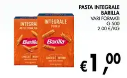 èccoMI Pasta integrale Barilla offerta
