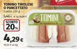 Coop TOMINO Tirolese o Pancettato offerta