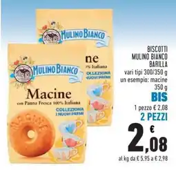 Conad Biscotti Mulino Bianco Barilla offerta