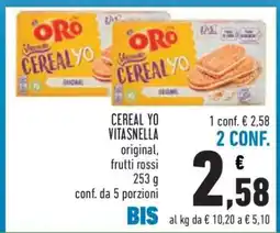 Conad CEREAL YO VITASNELLA offerta