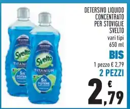 Conad Svelto Detersivo Liquido Concentrato per Stoviglie offerta