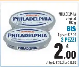 Conad PHILADELPHIA original 100 g offerta