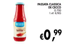 èccoMI Passata classica De Cecco offerta