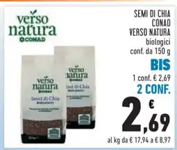 Conad SEMI DI CHIA CONAD VERSO NATURA offerta