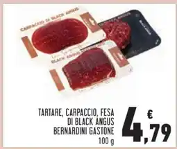 Conad Tartare, Carpaccio, Fesa di Black Angus offerta