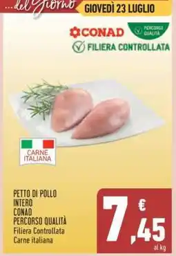 Conad Petto Di Pollo Intero offerta