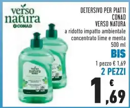 Conad Detersivo per piatti Conad Verso Natura offerta