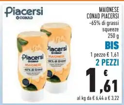 Conad MAIONESE CONAD PIACERSI offerta