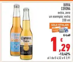 Conad Birra CORONA offerta