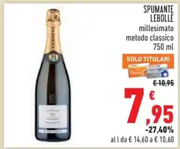 Conad SPUMANTE LEBOLLE offerta