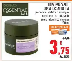Conad LINEA PER CAPELLI CONAD ESSENTIAE LAB offerta