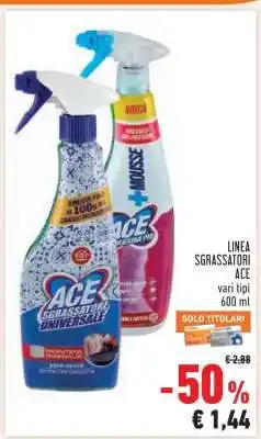 Conad LINEA SGRASSATORI ACE offerta